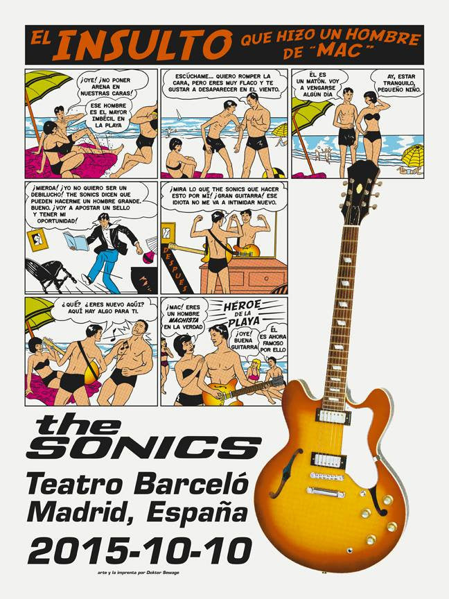 THE SONICS - Madrid 2015 by Ross Sewage