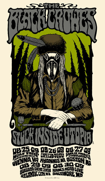 THE BLACK CROWES - Tour 2009 by Alan Forbes (8/25/09 - 8/30/09)