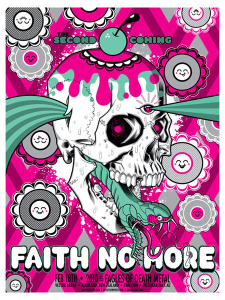 FAITH NO MORE - Auckland 2010 by Brian Ewing & Buff Monster
