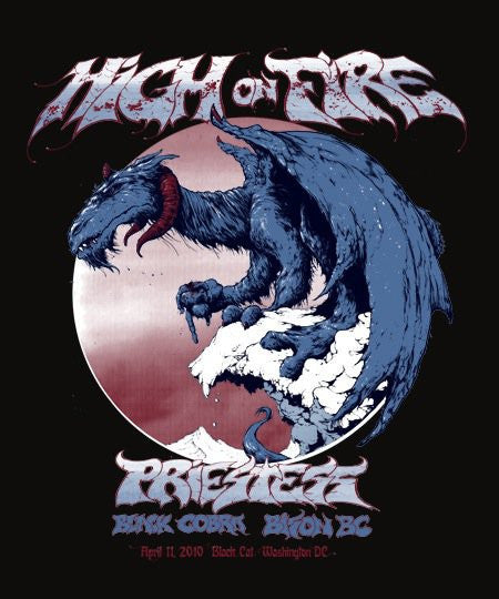HIGH ON FIRE - Washington DC 2010 by Arik Roper