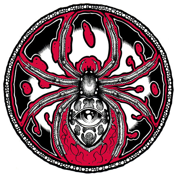 SPIDERS - sticker by Alan Forbes