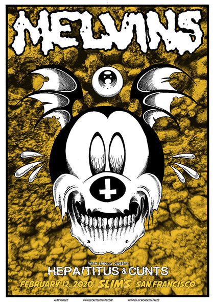 Melvins San Francisco 2020 Alan Forbes | Secret Serpents