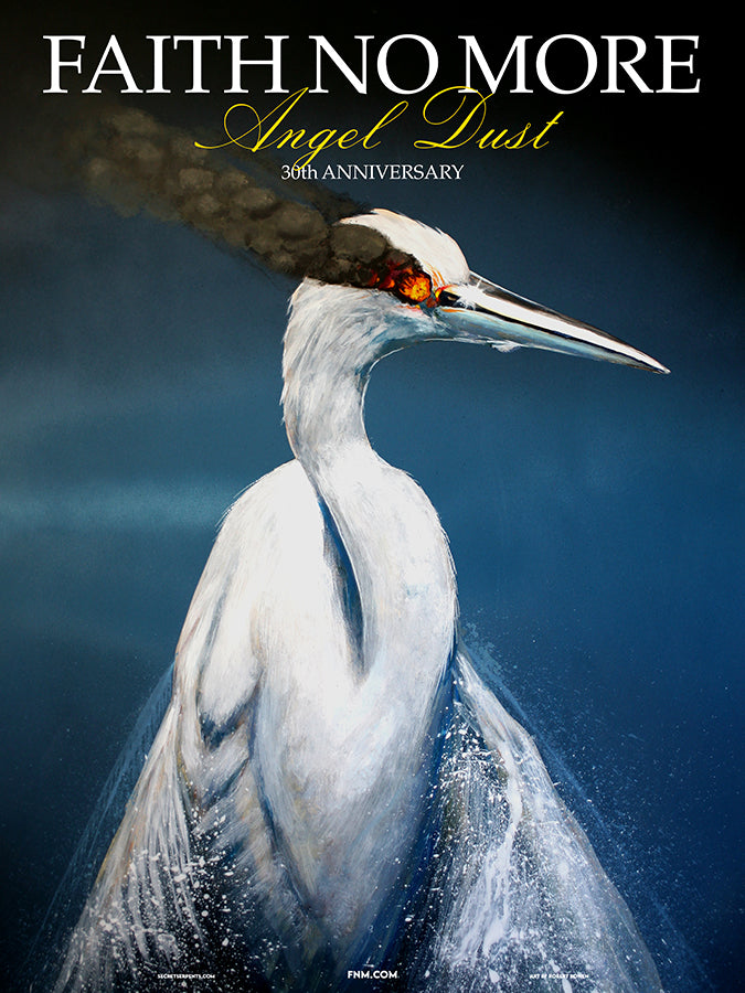 FAITH NO MORE - 'Angel Dust' 30th Anniversary print by Robert Bowen - LAST COPIES!