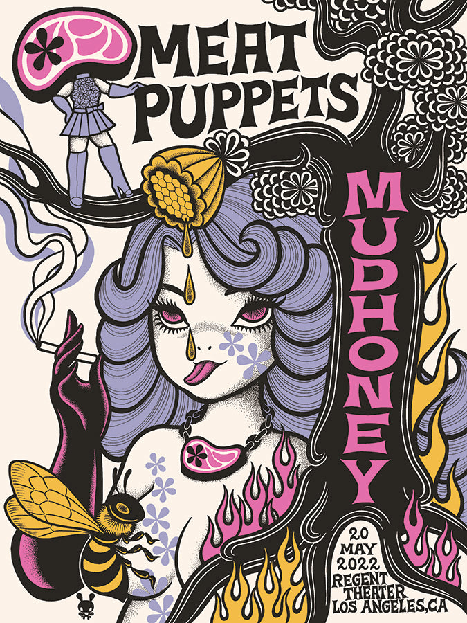 MUDHONEY / MEAT PUPPETS - Los Angeles 2022 by Junko Mizuno