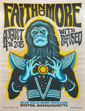 FAITH NO MORE / REFUSED - Boston 2015 by Jeff LaChance - FROSTED VELLUM TEST PRINT