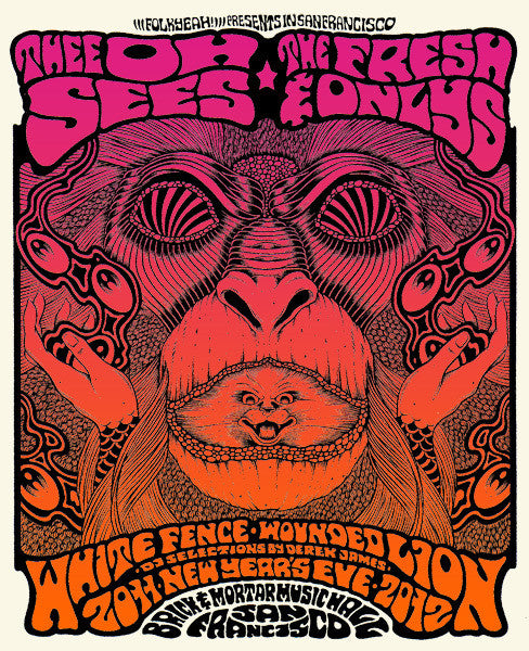 THEE OH SEES - San Francisco 2011 by Alan Forbes - LAST COPIES