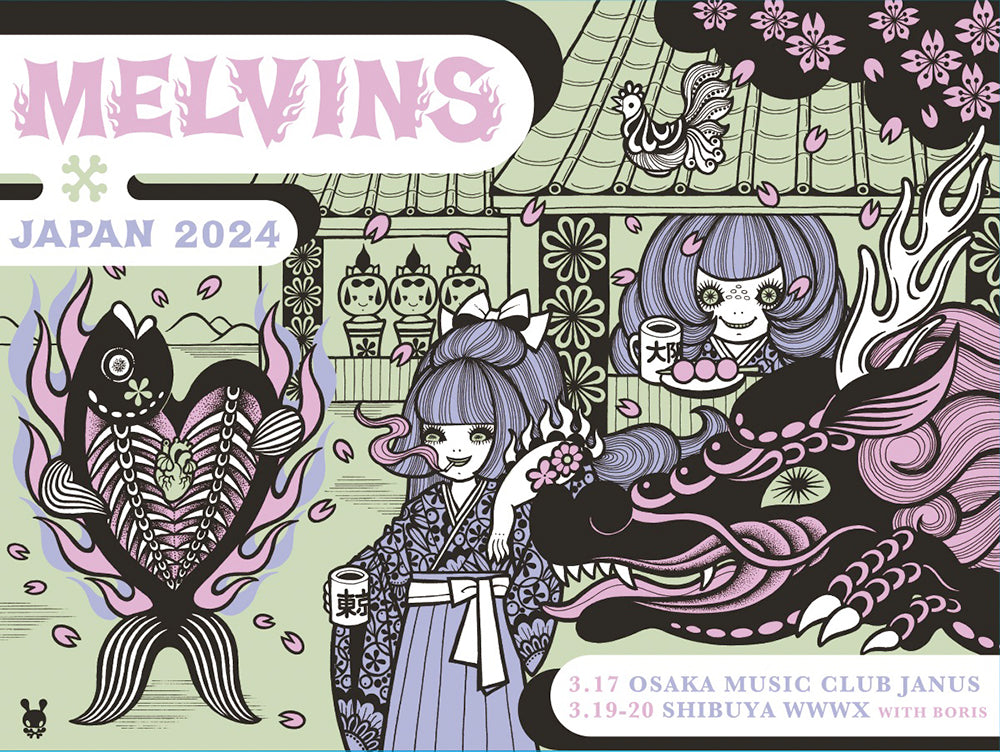 MELVINS / BORIS - Japan 2024 by Junko Mizuno