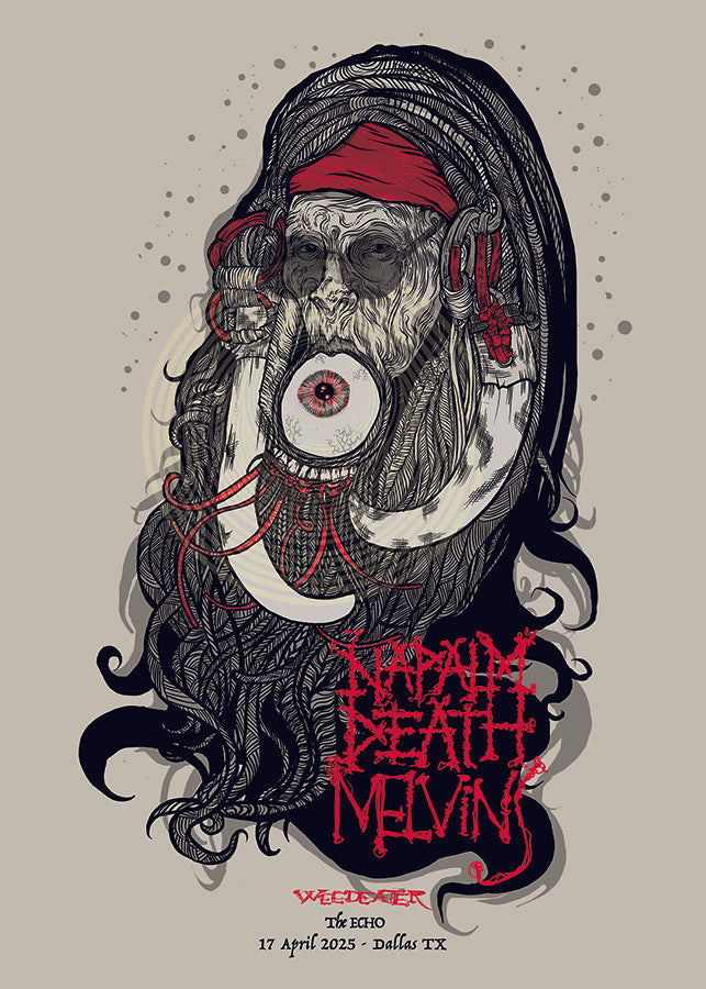 MELVINS / NAPALM DEATH - Dallas 2025 by Jj Farfante