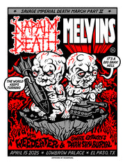 Melvins Napalm Death Weedeater El Paso 2025 Dozergirl | Secret