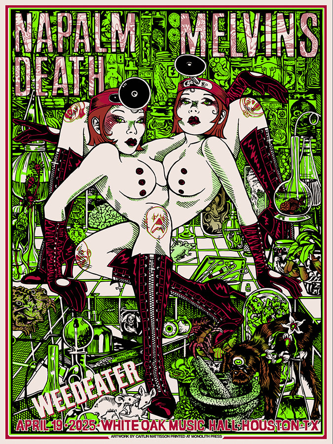 MELVINS / NAPALM DEATH - Houston 2025 by Caitlin Mattisson