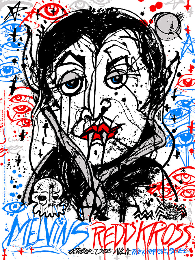 MELVINS / REDD KROSS - Asheville 2025 by Magic Art Club