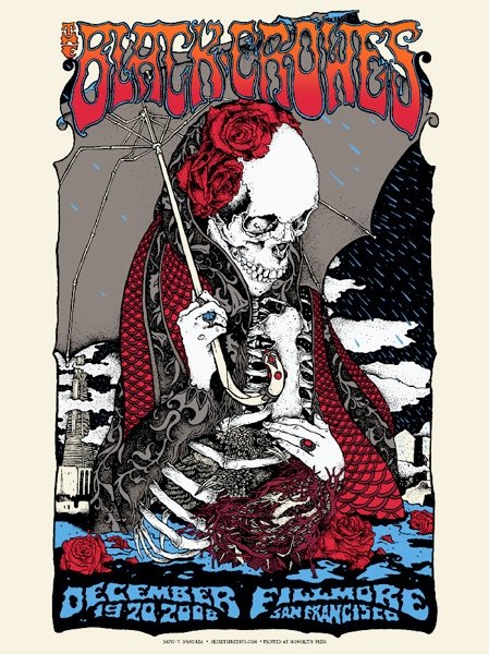 THE BLACK CROWES (Night 4 & 5) - San Francisco 2008 by David D'Andrea