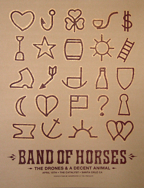 BAND OF HORSES - Santa Cruz 2009 by Alan Hynes