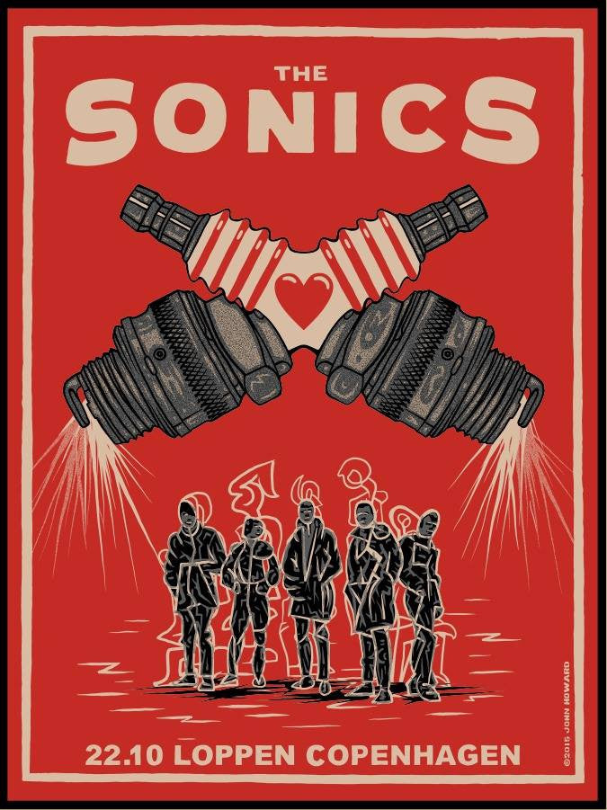 THE SONICS - Copenhagen 2015 by John Howard