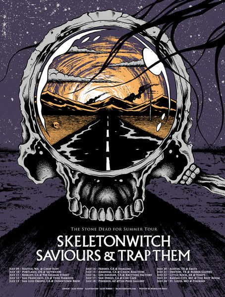 SKELETONWITCH - tour 2009 by Alan Forbes & Alan Hynes