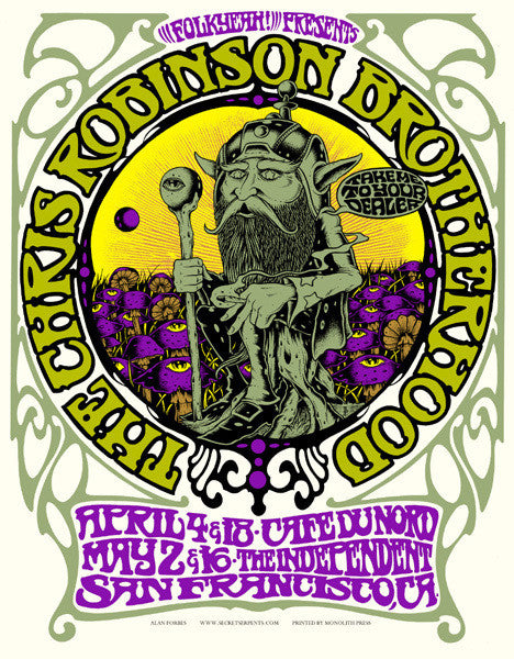 THE CHRIS ROBINSON BROTHERHOOD - San Francisco 2011 by Alan Forbes - LAST COPY