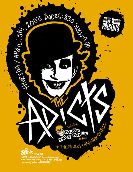 THE ADICTS - San Francisco 2003 by Alan Hynes