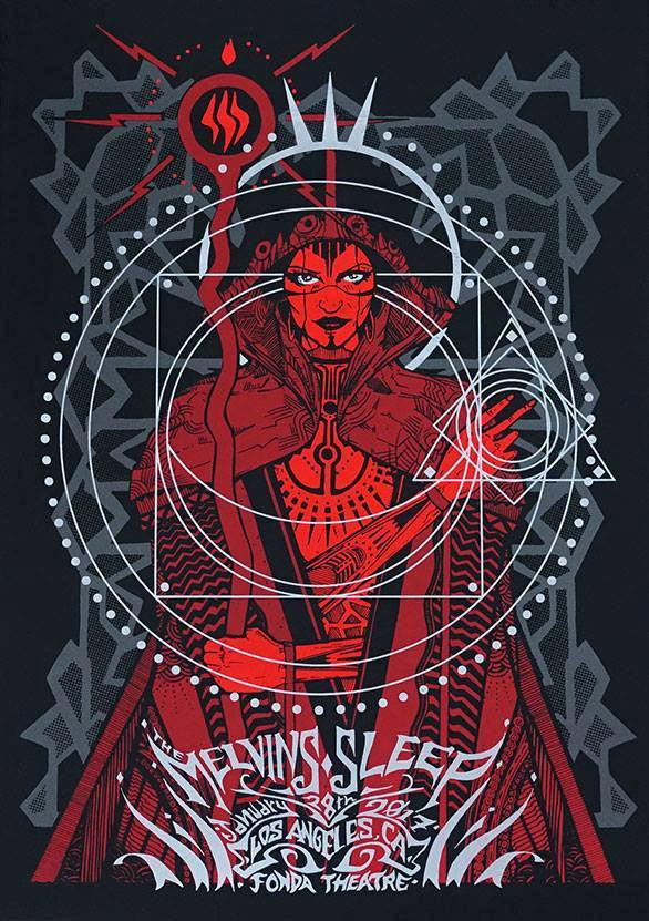 MELVINS / SLEEP - Los Angeles (night 2) 2017 by Malleus LAST COPY!