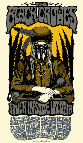 THE BLACK CROWES - Tour 2009 by Alan Forbes (11/5/09 - 11/29/09)