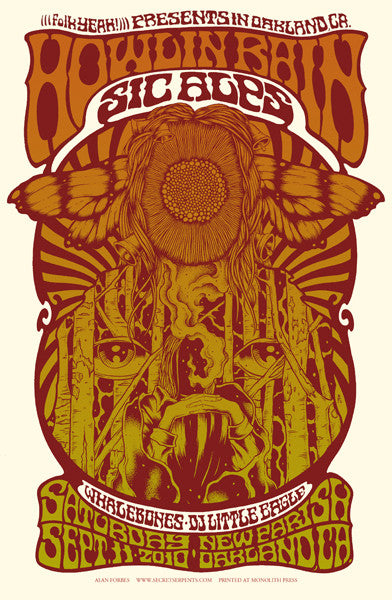 HOWLIN RAIN - Oakland 2010 by Alan Forbes