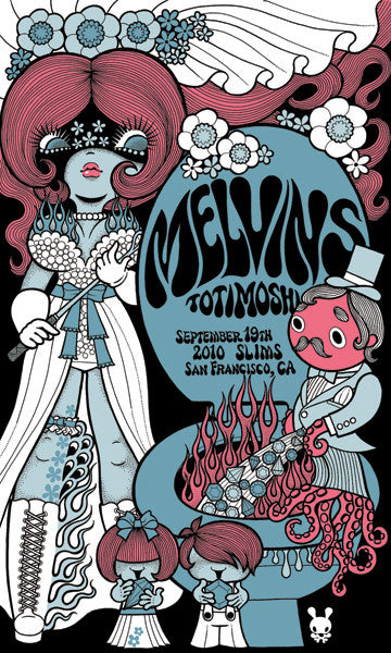 MELVINS - San Francisco 2010 by Junko Mizuno