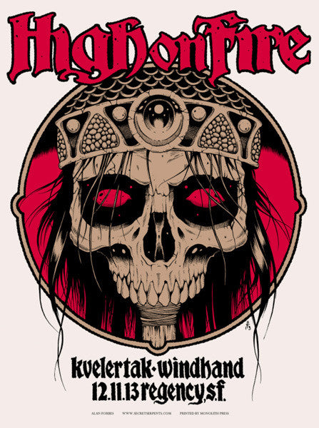 High On Fire Kvelertak Windhand San Francisco 2013 Alan