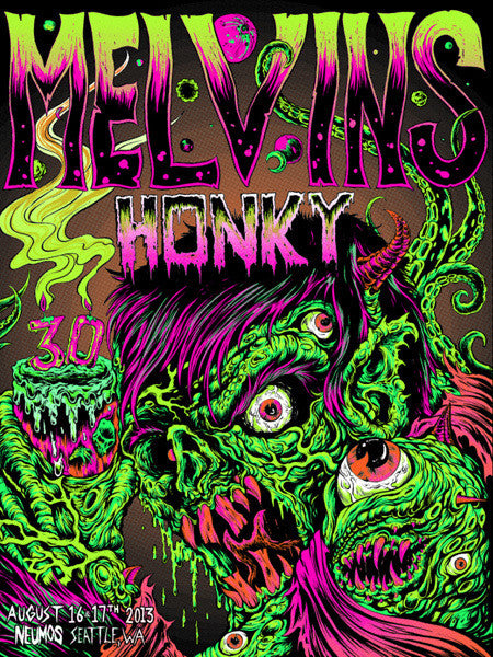 MELVINS - Seattle 2013 by Skinner LAST COPIES