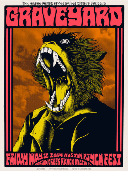 GRAVEYARD - Austin 2014 by Alan Forbes