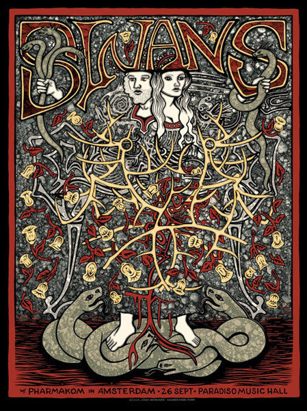 SWANS - Amsterdam 2014 by John Howard - LAST COPY