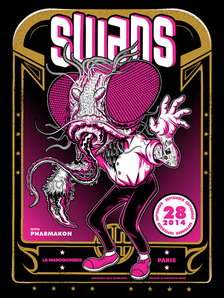 SWANS - Paris 2014 by Zombie Yeti