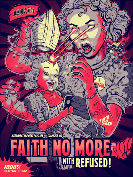 FAITH NO MORE / REFUSED - Columbia 2015 by Zombie Yeti