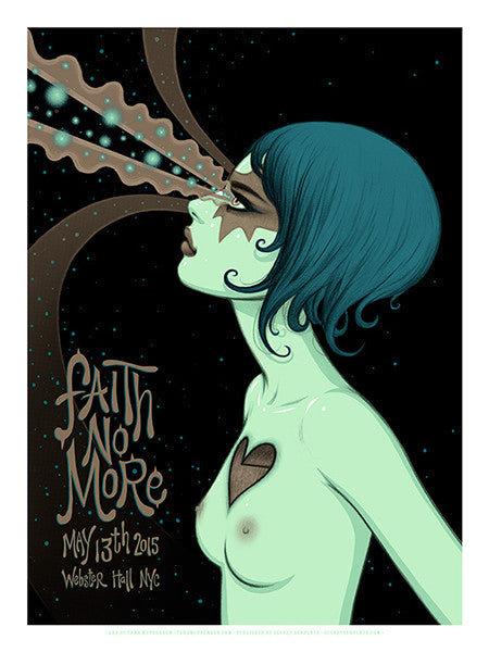 FAITH NO MORE - New York 2015 (night 1) by Tara McPherson