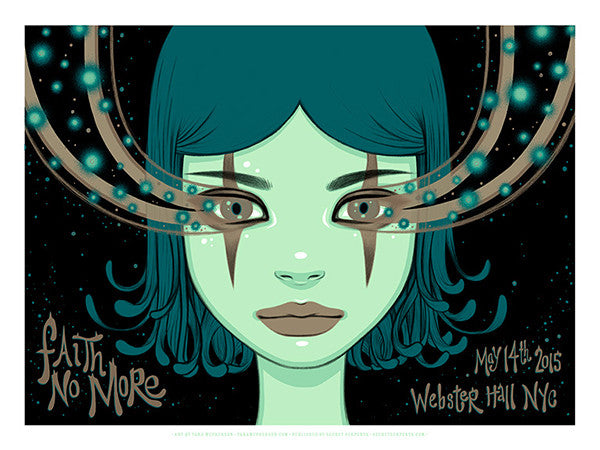 FAITH NO MORE - New York 2015 (night 2) by Tara McPherson