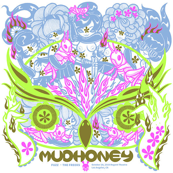 MUDHONEY - Los Angeles 2015 by Junko Mizuno