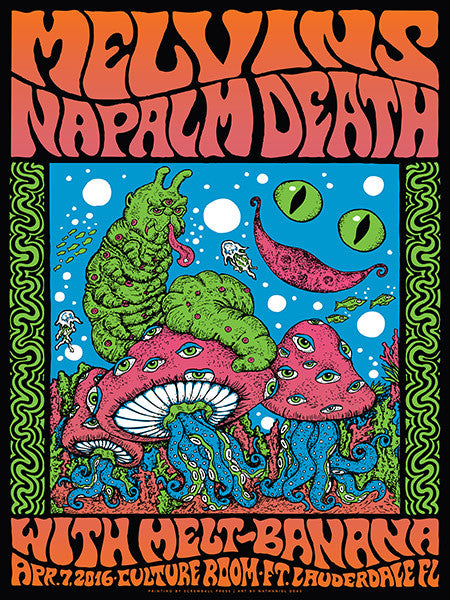 MELVINS / NAPALM DEATH - Fort Lauderdale 2016 by Nate Deas