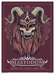 MASTODON - Austin 2017 by Jeff LaChance - LAST COPY