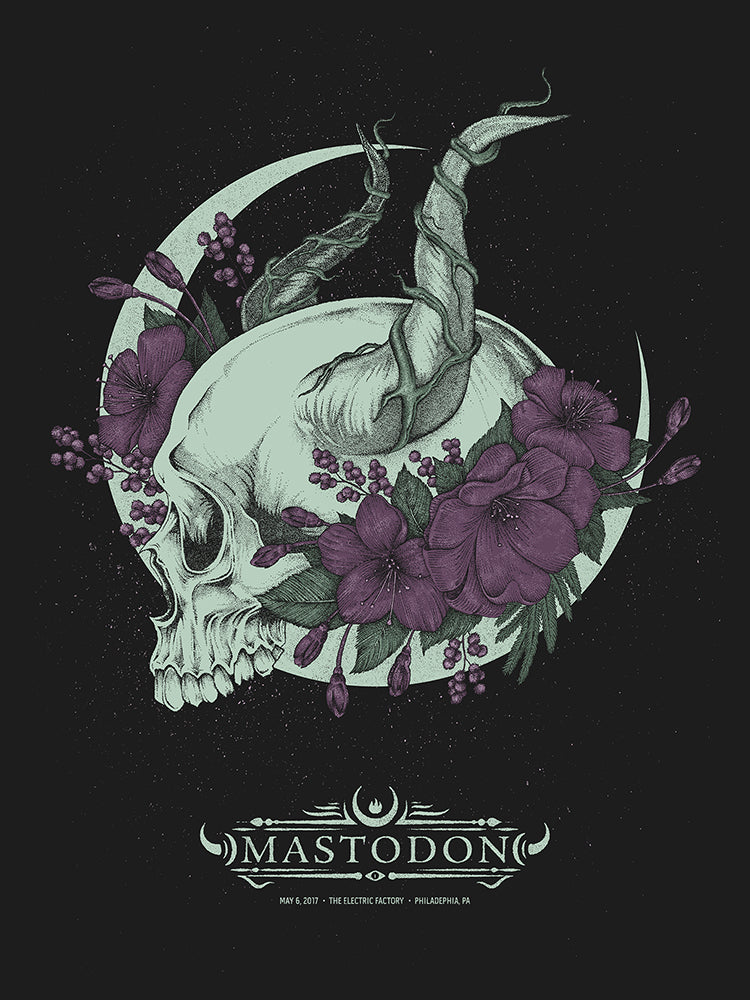 MASTODON - Philadelphia 2017 by Anonymous Ink & Idea - LAST COPY