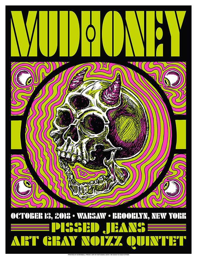 MUDHONEY / PISSED JEANS - Brooklyn 2018 by Nate Deas
