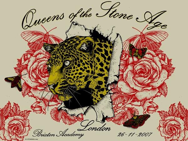 QUEENS OF THE STONE AGE - London 2007 by David D'Andrea - LAST COPY