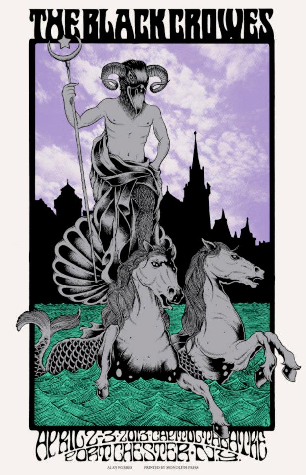 THE BLACK CROWES - Port Chester 2013 by Alan Forbes