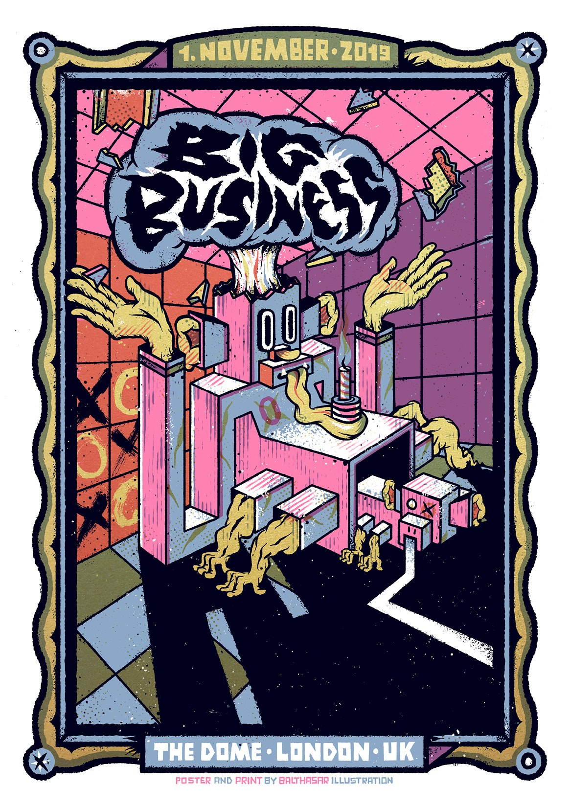BIG BUSINESS - London 2019 by Balthasar Illustration