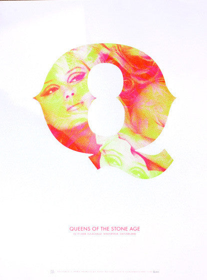 QUEENS OF THE STONE AGE - Winterthur 2008 by Hero Design - LAST COPY