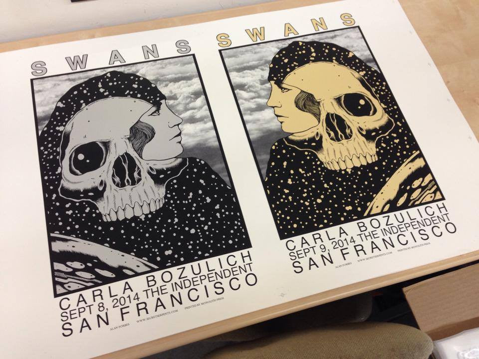 SWANS - San Francisco 2014 by Alan Forbes (uncut proof)
