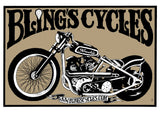 BLINGS CYCLES - 2007 art print by Alan Forbes