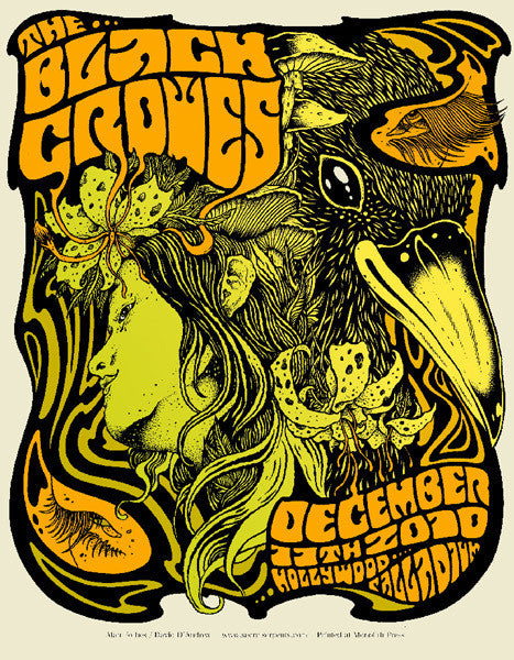 THE BLACK CROWES - Los Angeles 2010 by Alan Forbes & David D'Andrea