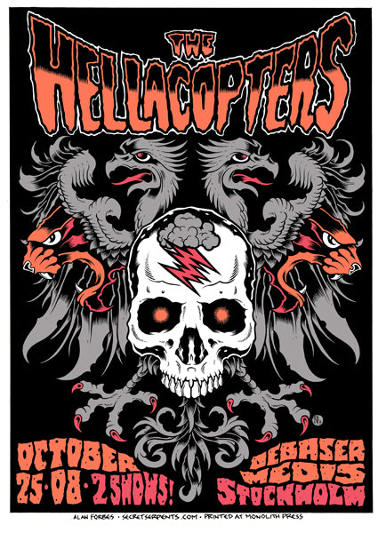 HELLACOPTERS - Stockholm 2008 by Alan Forbes - ONLY COPY