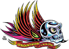 HOMEWARD BOUND - sticker by Alan Forbes