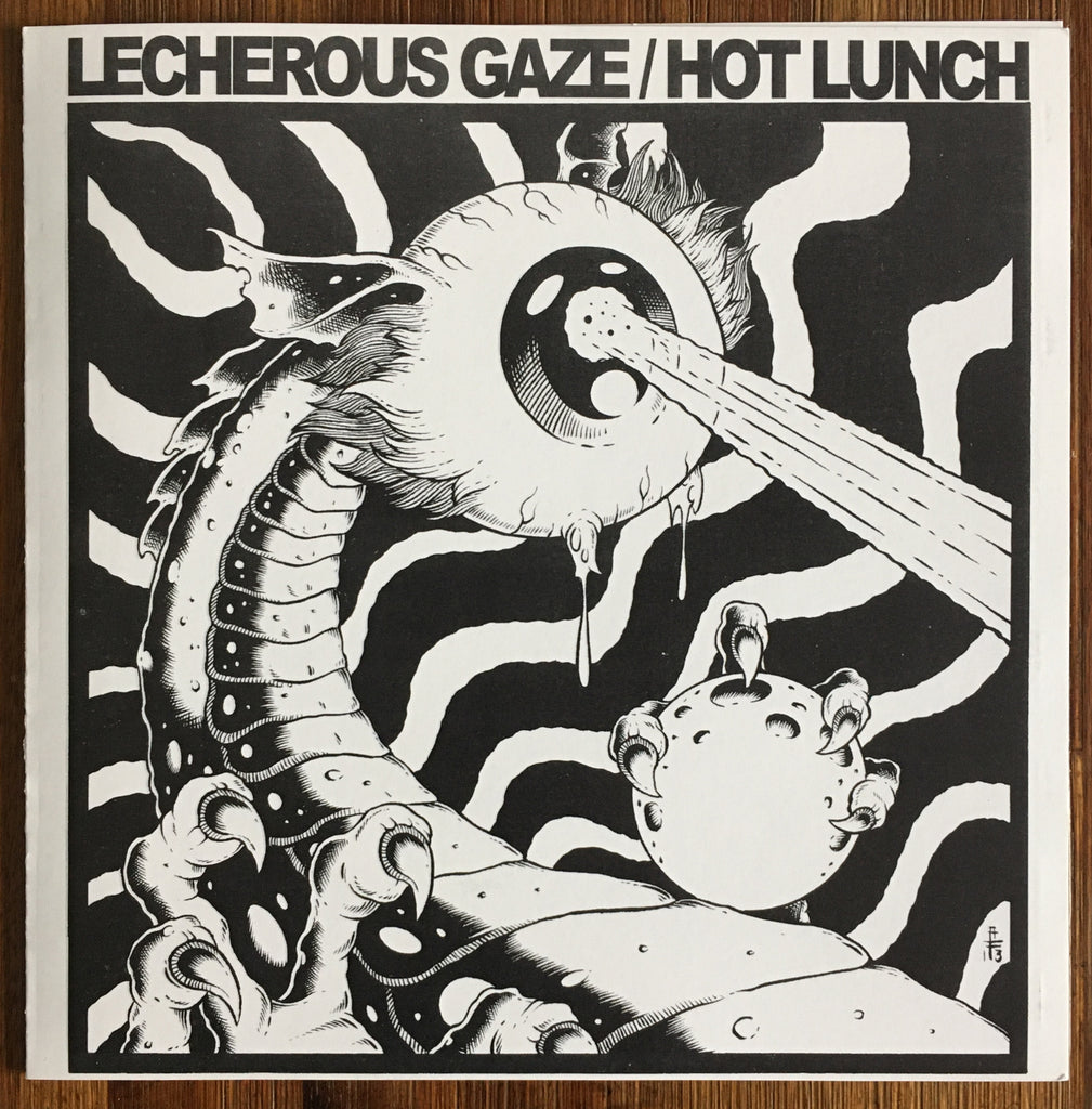LECHEROUS GAZE / HOT LUNCH split 7" (alternate cover)