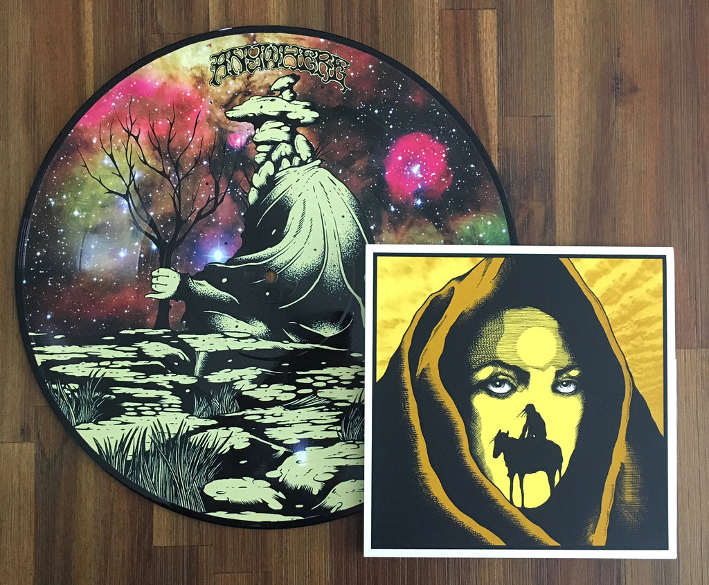 ANYWHERE 'Olompali' 12" + 'Light The Portals' triple 7" - bundle