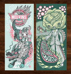 MELVINS LITE - Las Vegas 2012 / King Buzzo - Brooklyn 2014 (set) by Junko Mizuno